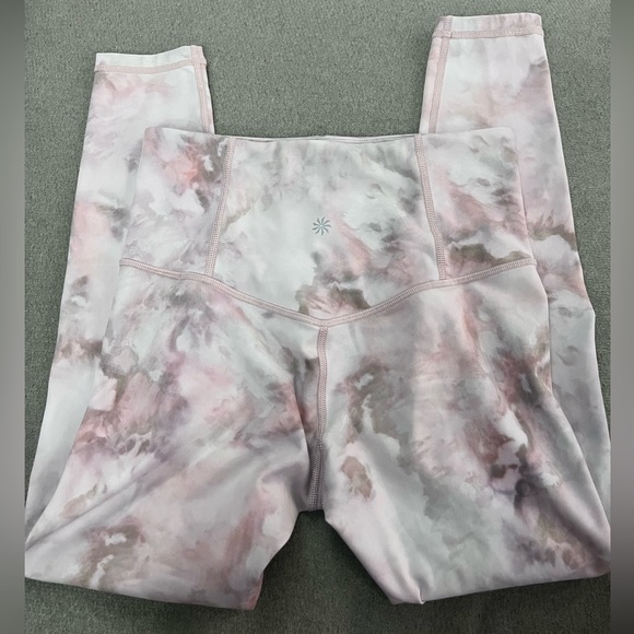 Athleta Elation Snow Dye 7/8 Tight Rosario Pink Leggings - Picture 5 of 7